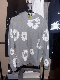 Gray denim tears hoodie