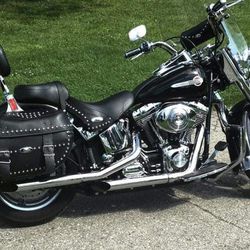 2002 Harley Heritage Softail 3, 000 Miles like brand new, Loaded With Many Extras.