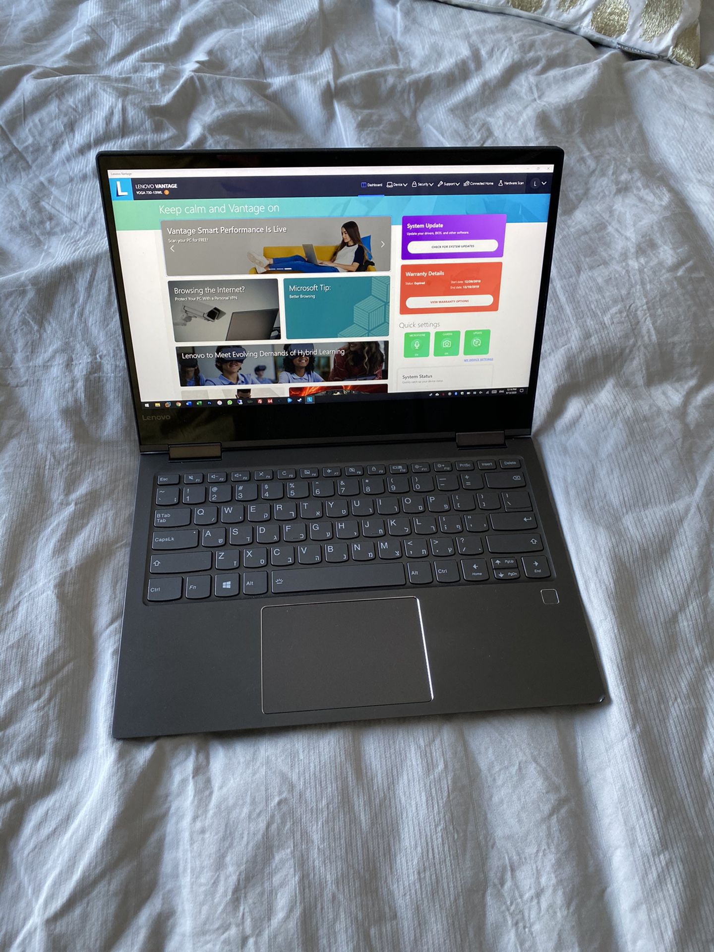 Lenovo Yoga 13” 2-1 Touchscreen Laptop