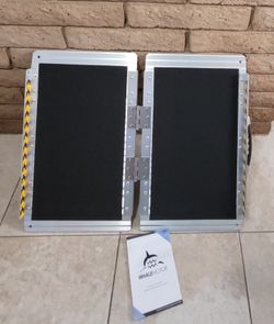 Portable Wheelchair Ramp 2FT, Anti-Slip