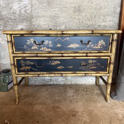 chinoiserie bamboo dresser