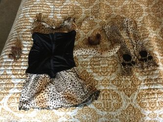 Sexy cat leopard Halloween costume