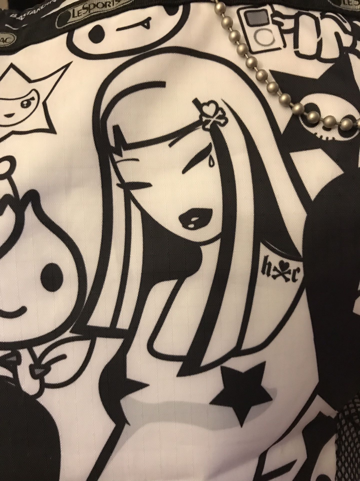 FIRST EDITION Tokidoki x LeSportsac Black Tote Bag w/Sandy Cactus & Tulip  Print for Sale in Gardena, CA - OfferUp