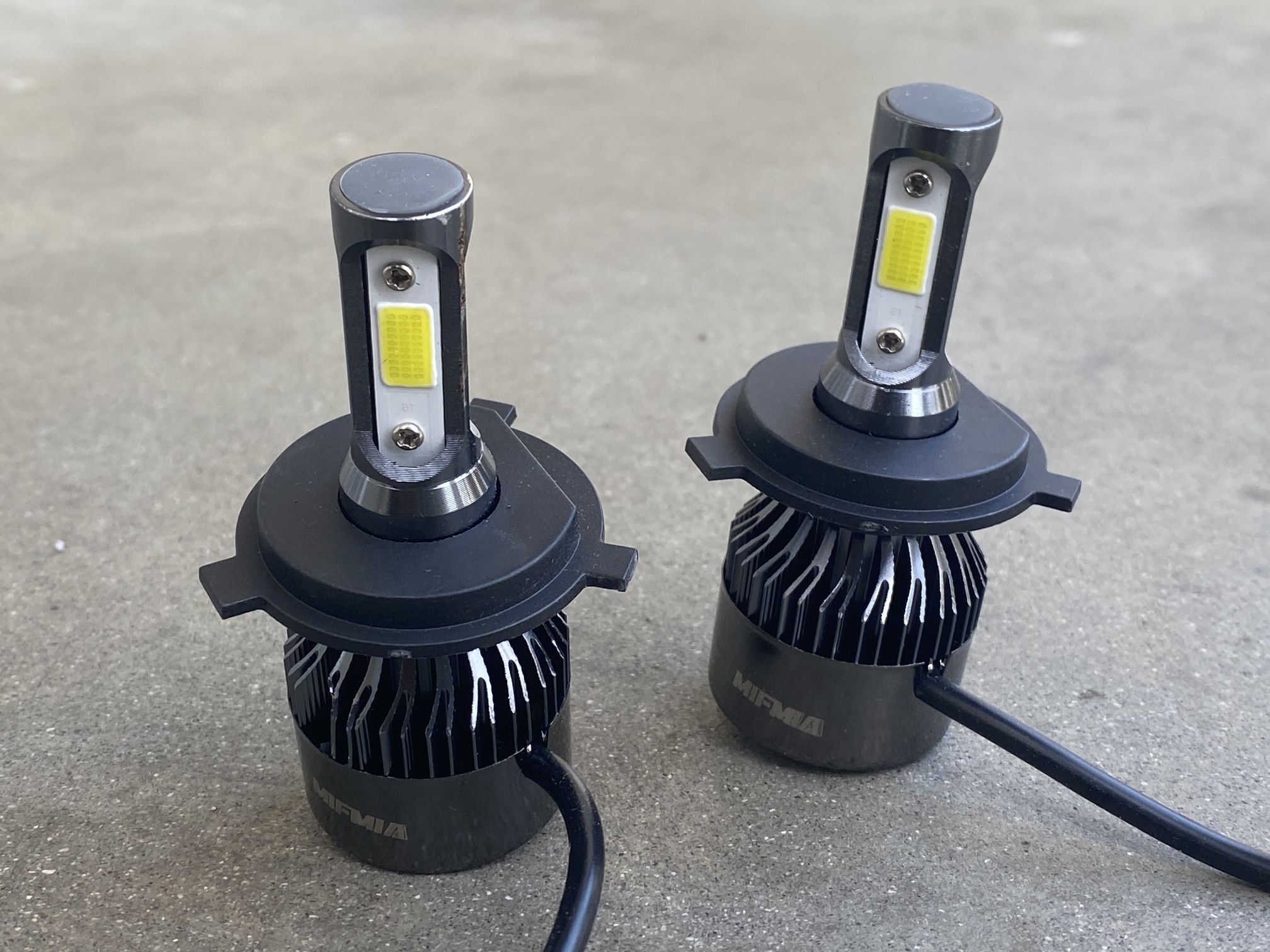 H4 6K Bright White LED Lights For $30