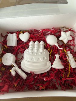 Birthday Party Paint Your Own Plaster Set