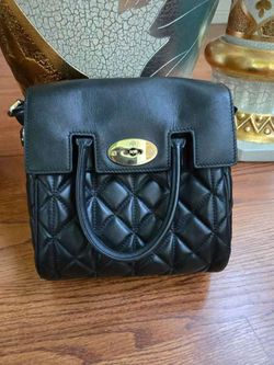 Mulberry Black Quilted Leather Handbag
