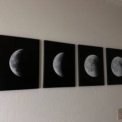 Moon Phases Wall Art