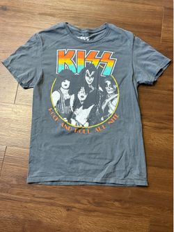 KISS Rock And Roll All Nite Band Tee Retro Grunge Y2K Streetwear M
