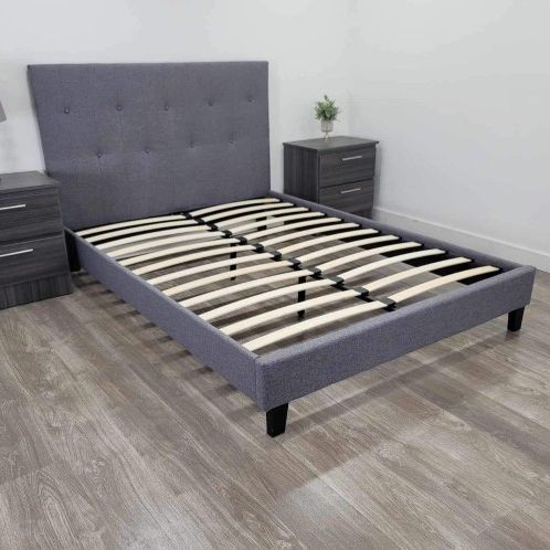 BED FRAME AND NIGHTSTANDS  - CAMA Y MESITAS DE NOCHE 