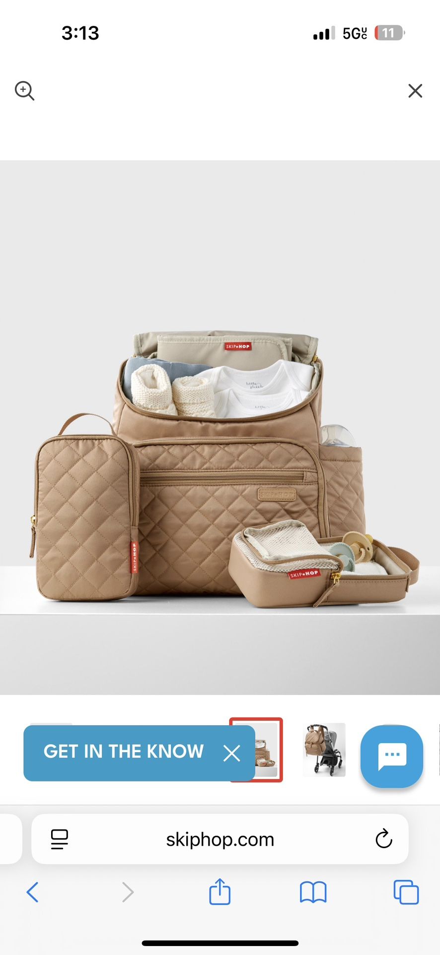 Skiphop Forma Diaper Bag Backpack