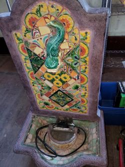 Ceramic And Stone Water Fountain