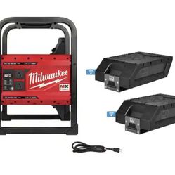 MX FUEL 3600-Watt/1800-Watt Lithium-Ion Battery Powered Push Start Portable Power Station Battery Generator