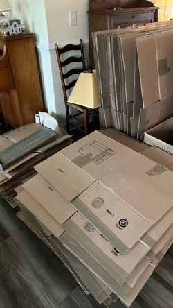 Large Lot of Moving Boxes
