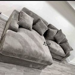 Lyndon Fog 2 Piece LAF Sofa Chaise 