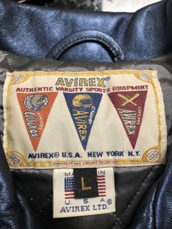 Avirex women leather jacket