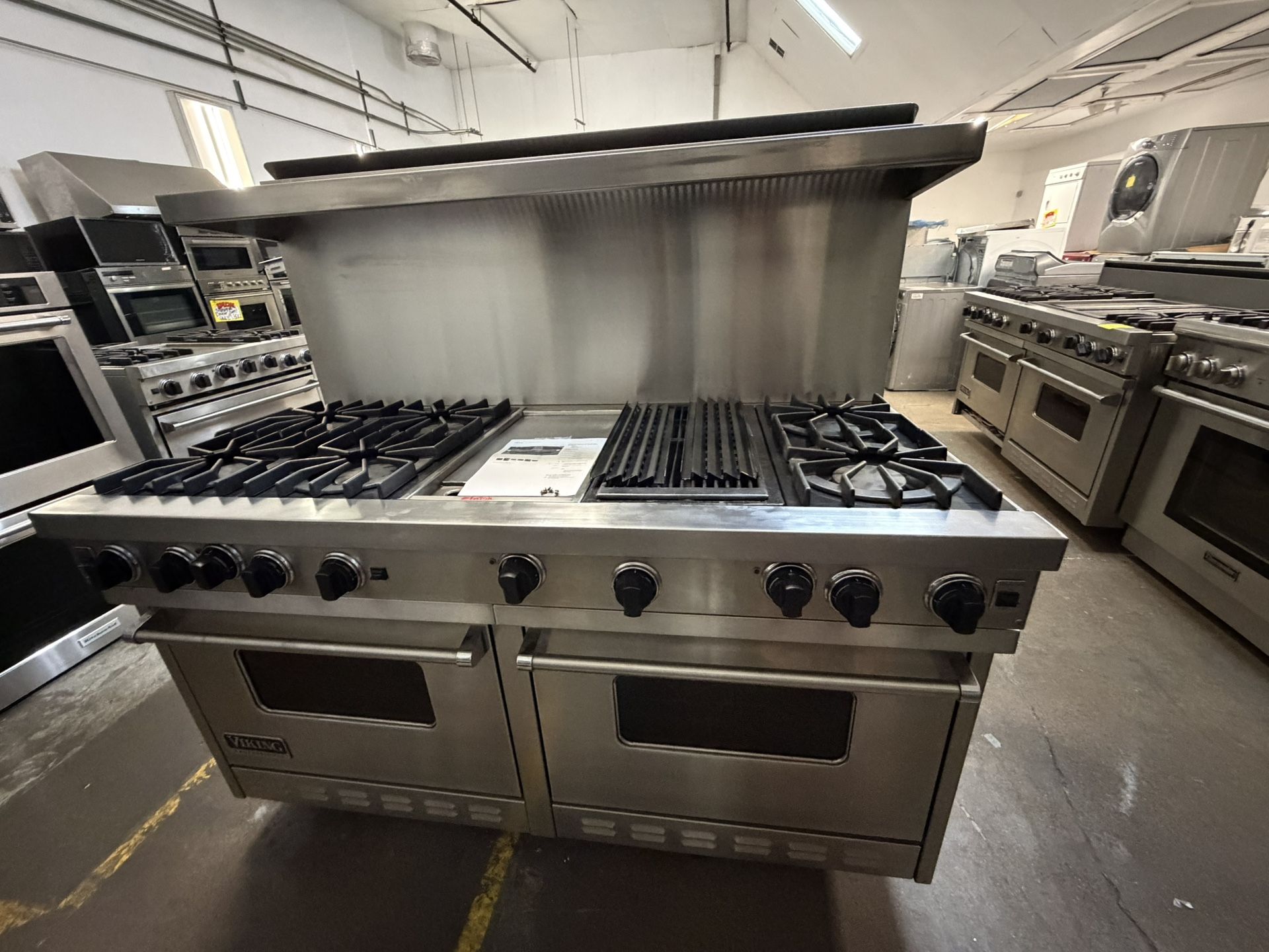 60” Viking Gas Range Stainless Steel