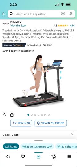 FUNMILY TREADMILL WITH WORKSTATION! NEW!