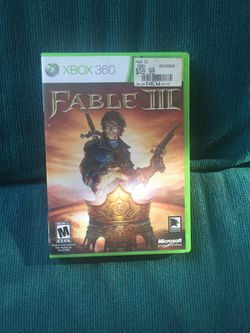 Xbox 360 Fable III Game
