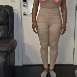 Nude One Piece Bodycon