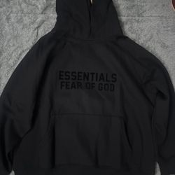 Fear of God Essentials Hoodie – Black