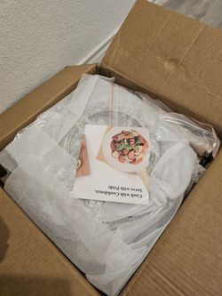 12 Pcs Pots and Pans Set Non Stick, Cookware Sets White Granite Induction Cookware, Non-toxic Healthy Nonstick Kitchen Cooking Set with Frying Pan Set