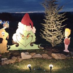 Christmas Wooden Lawn Decorations 