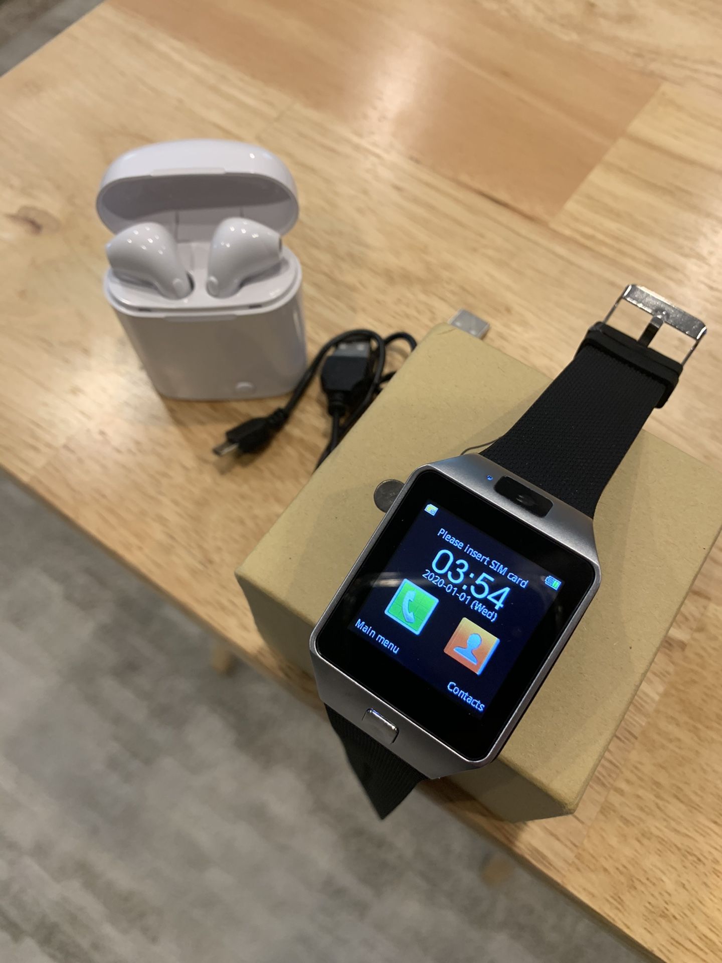 Smart watch and earbuds