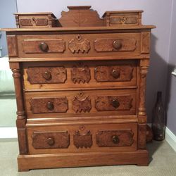 •Antique Chest Of Drawers•