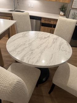 Marble kitchen table