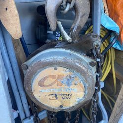CM 3 Ton Chain Hoist