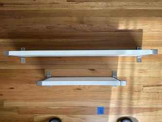 IKEA Ekby Bjarnum 7.5" Aluminum Shelf Bracket Set