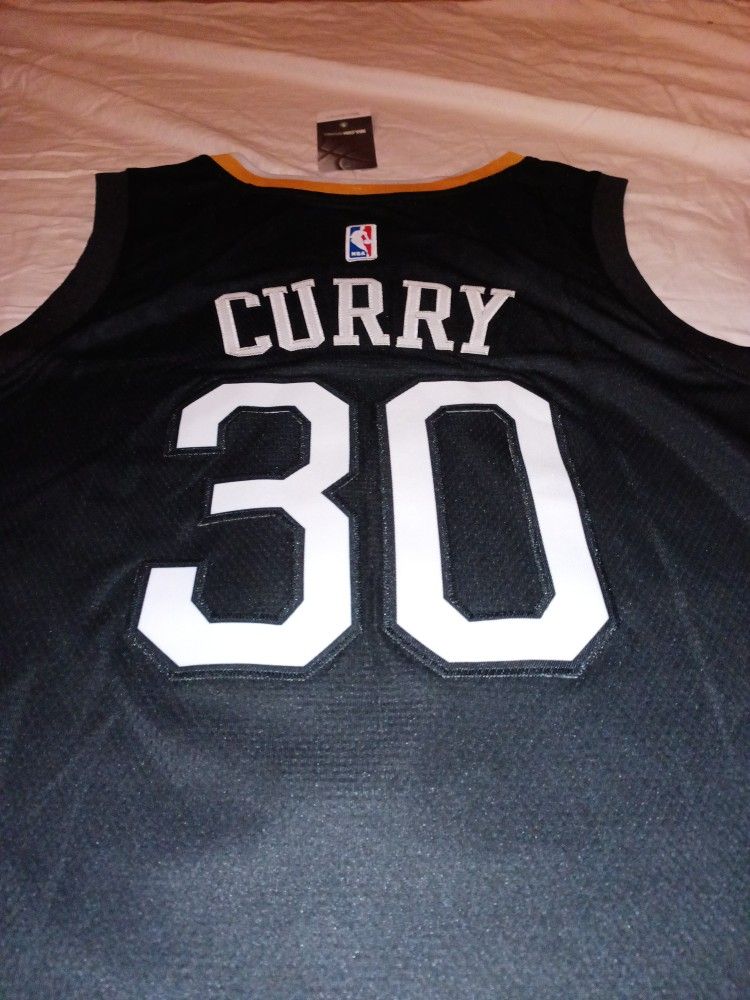 Stephen Curry 30 Golden State Warriors Jersey Black City Edition