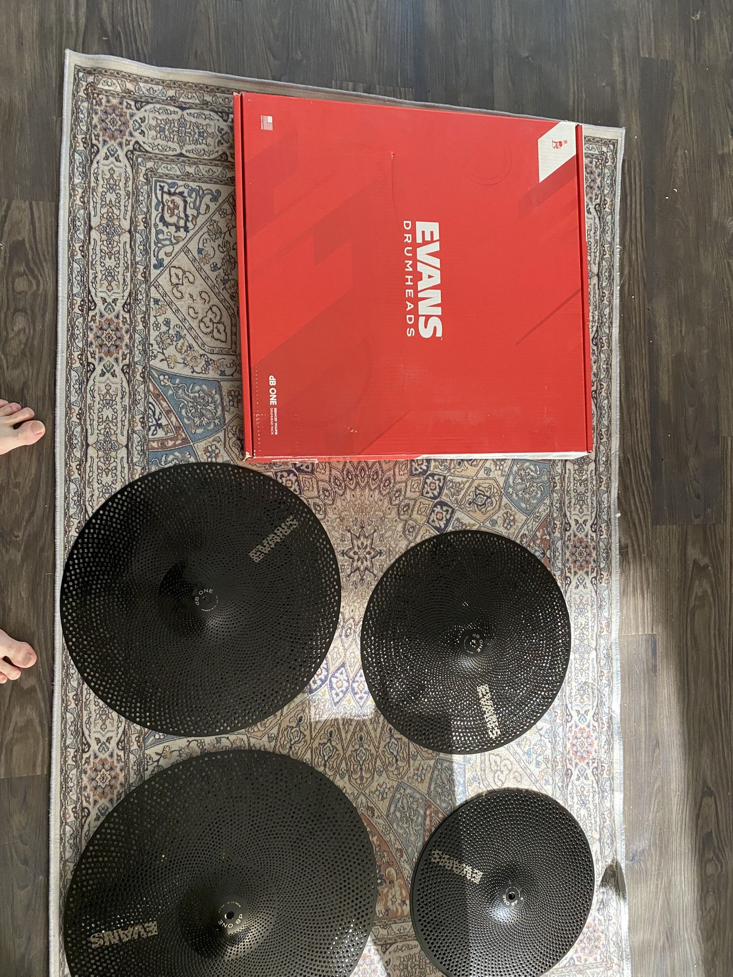 Evan’s Low Volume Cymbals & Heads