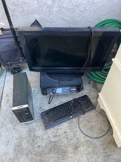 HP Desktop PC Bundle with Monitor, Printer, Keyboard