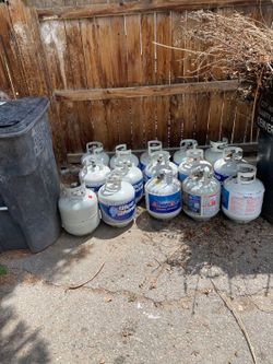 Empty propane