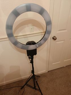 LED Ring Light with Adjustable Tripod Stand