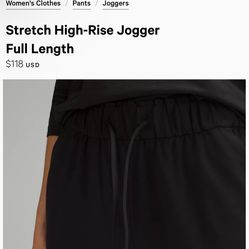 lulu joggers Women