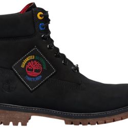 timberland premium 6 inch waterproof boot black nubuck size 10.5 men’s