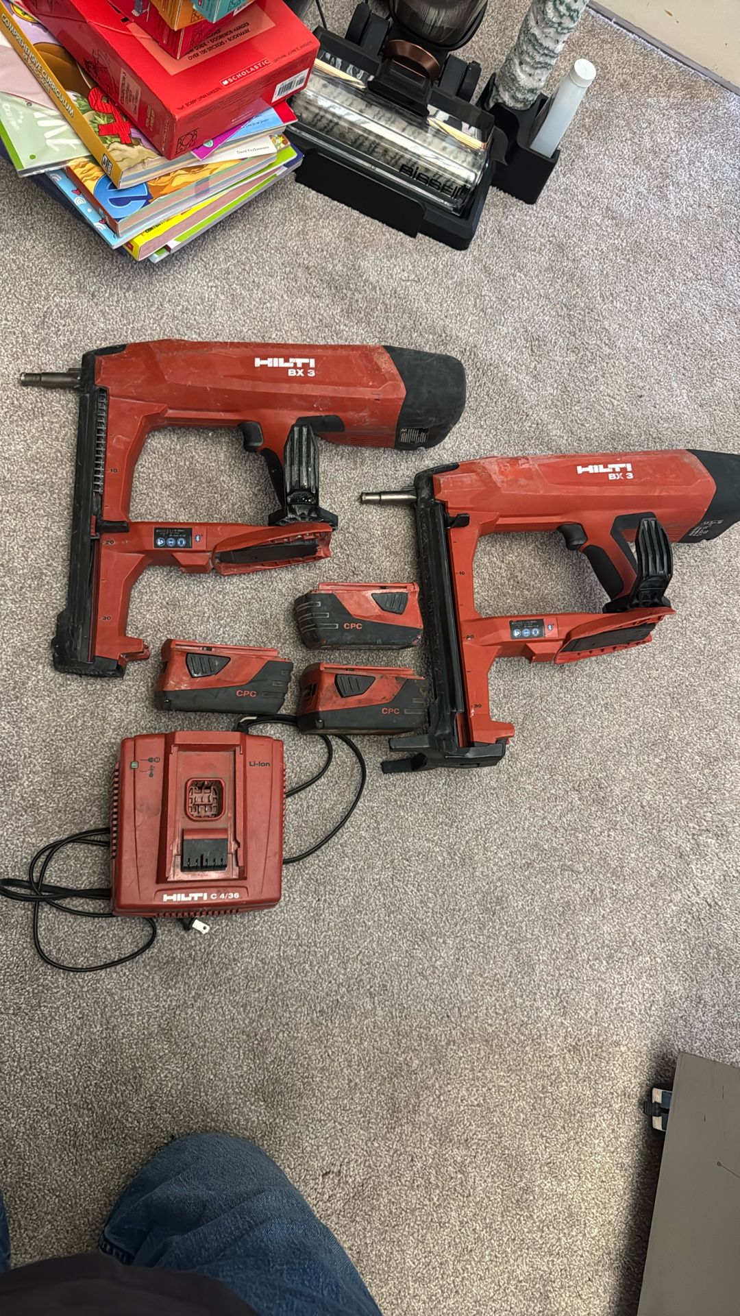 Hilti BX 3 Concrete Nail Gun Tool Lot (will Seperate If Need Be)