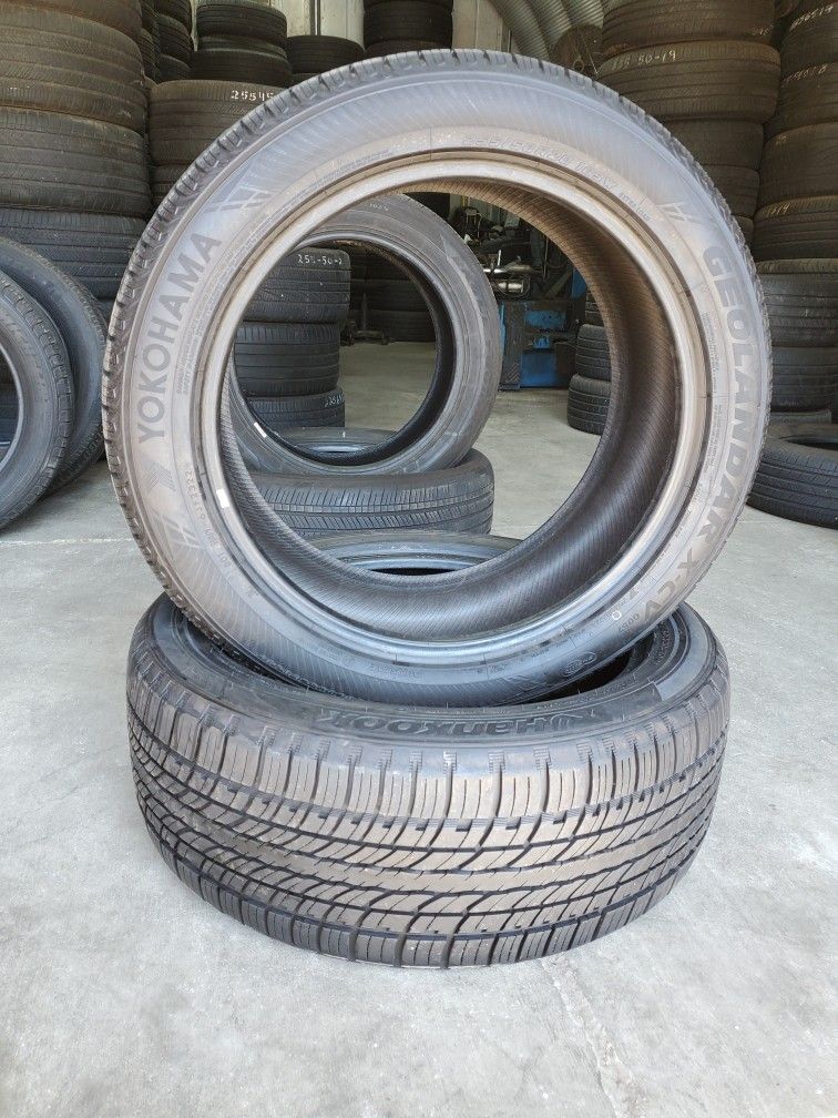 (2) 255 50 20 Yokohama & Hankook Tires for Sale in Mundelein, IL OfferUp