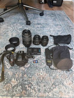 Nikon D5300 DSLR Camera Bundle | 3 Lenses | 2 New Batteries | Ready to Shoot