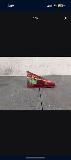 2017-2018-2019-2020-2021 ALFA ROMEO GIULIA LEFT TAILLIGHT OEM USED #9602