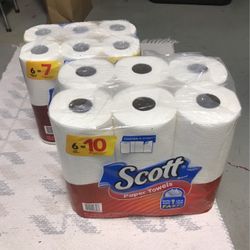 2 Scott Paper towel