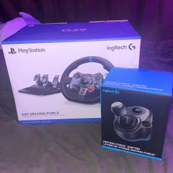 ps4 logitech g29 steering wheel with shifter 