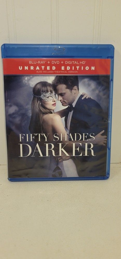 $5 BLU RAY MOVIE. FIFTY SHADES: DARKER. BLU RAY / DVD ONLY. NO DIGITAL. $5 OR TRADE FOR A MOVIE TITLE I DO NOT ALREADY OWN.