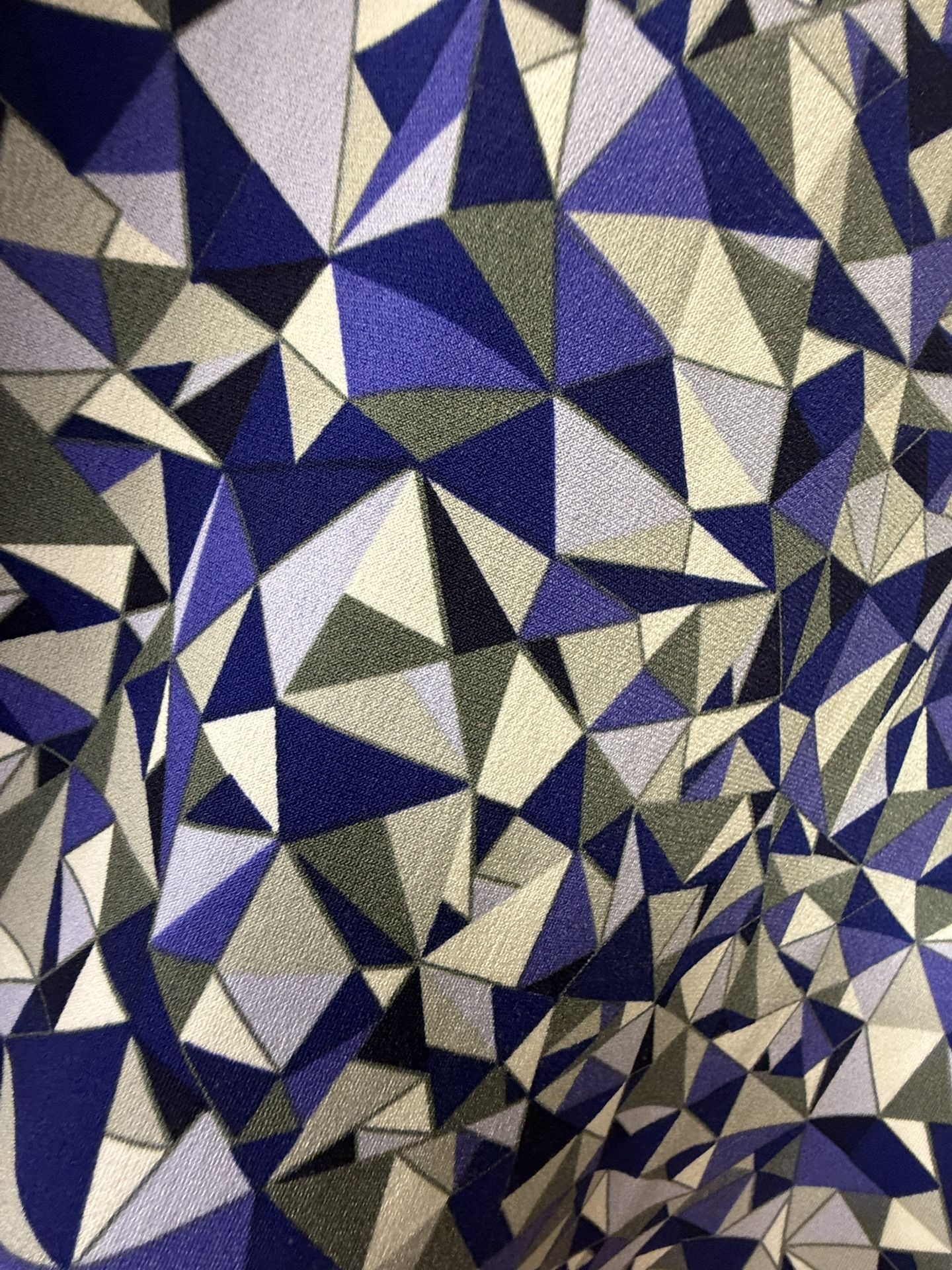 Purple And Gray Dress