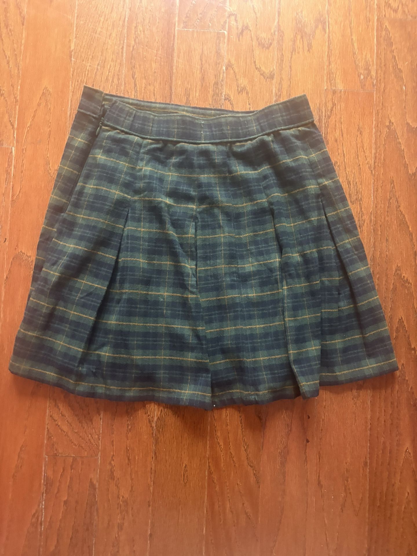 Plaid Mini Skirt