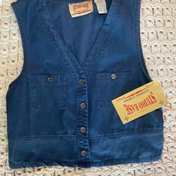 Vintage studio Ease  Button-up Vest size 8 Made in the U.S.
