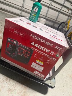 Power smart 4400w portable dual fuel inverter generator