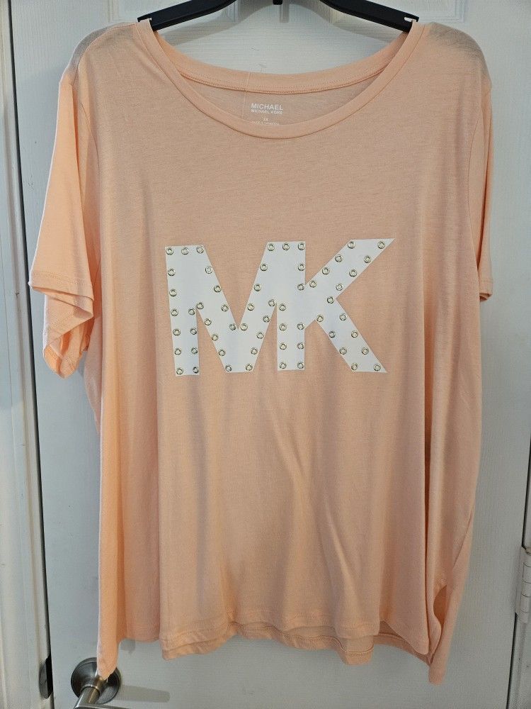 New WOMENS MICHAEL KORS TOP SIZE 1X